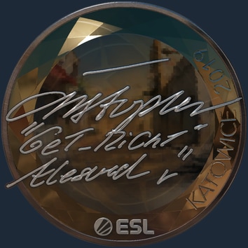 Sticker | GeT_RiGhT (reflectante) | Katowice 2019